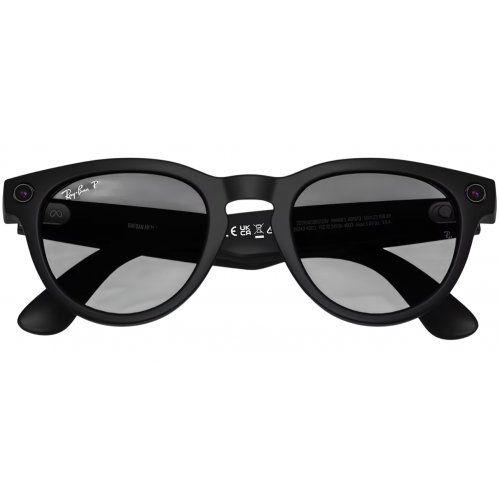 Умные очки Ray-Ban Meta* Headliner Gen 2 Matte Black, Поляризационные линзы Polar Gradient Graphite (RW4013), размер M